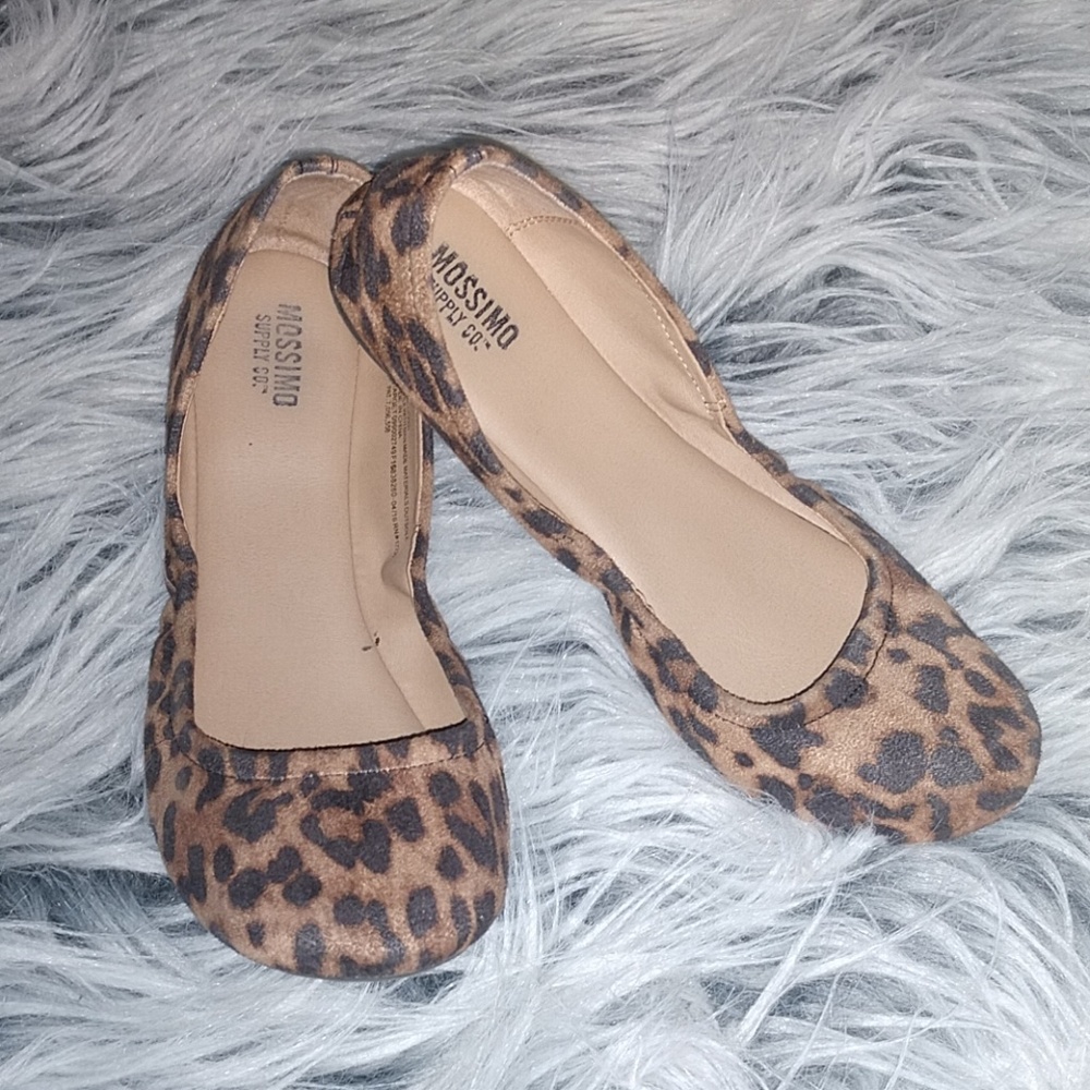 Cheetah print flats